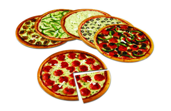 Learning Resources Magnetic Pizza Fractions, Hands-On Fraction Learning Tool, Includes Whole, Halves, Thirds, Quarters, Sixth and Eighth Fractions, Ideal for Demonstrations, Includes Activity Guide, For Ages 6+
