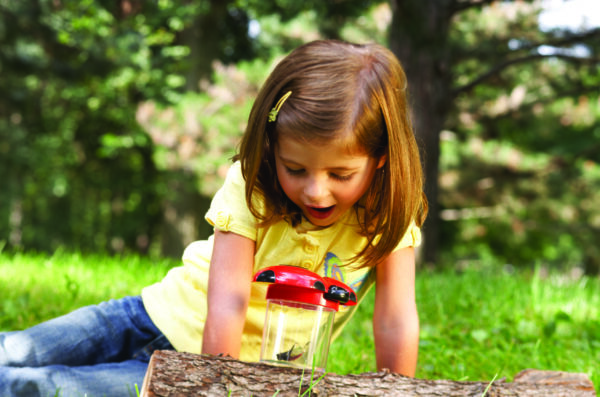 Learning Resources Jumbo Bug Jars, Set of 12 Insect Observation Jars for Kids, Includes 3.5x Magnifying Lids, Air Vents, and Screw-On Caps, Ideal for Outdoor STEM Exploration, Ages 3+