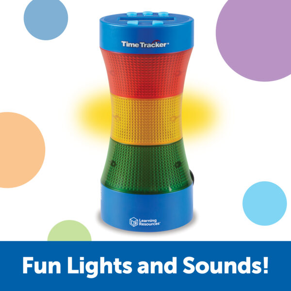 Learning Resources Time Tracker 2.0 Classroom Timer, Visual and Auditory Timer for Kids with Color-Coded Display (Ages 4+)