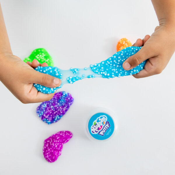 Learning Resources Playfoam Putty 4-Pack, Stretchable, Crackling Sensory Putty for Squishing and Sculpting, Never Dries Out, Includes 4 Neon Colors