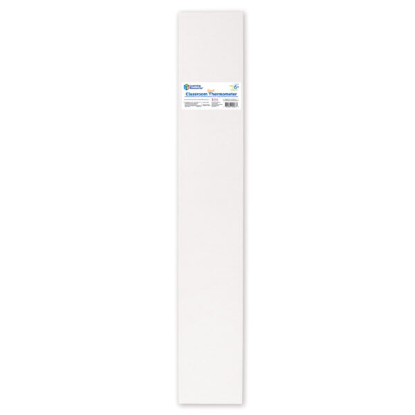 Learning Resources Giant Classroom Thermometer, 76cm Wall-Mountable Indoor/Outdoor Thermometer with Celsius & Fahrenheit Scales, Durable, Break-Resistant Design, For Kids Ages 6+