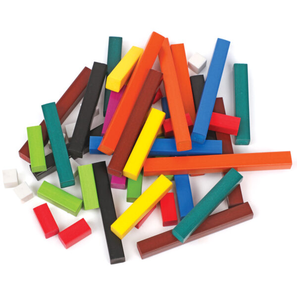 Learning Resources Cuisenaire Rods Multipak, Wooden Maths Rods Set, 444 Pieces, Ideal for Fractions, Measurement & Algebra, Classroom Maths Manipulatives with Storage Tray & Teacher’s Guide, Ages 4+