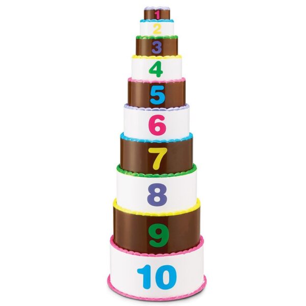 Learning Resources Smart Snacks Stack and Count Layer Cake, Educational Stacking Toy for Early Maths and Motor Skills, Ages 2 Plus
