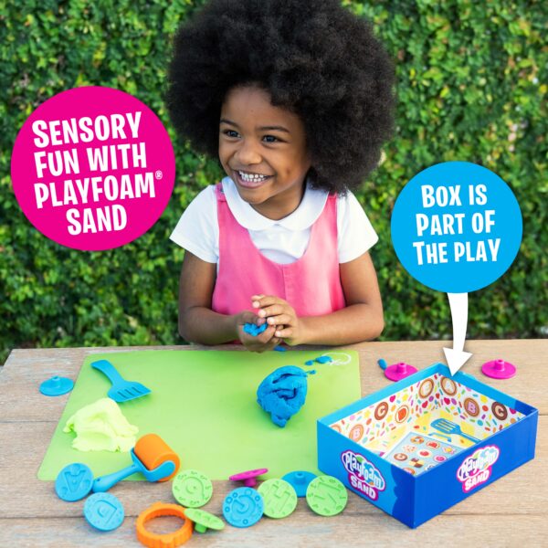 Learning Resources Playfoam Sand ABC Cookies Set, Hands-On Alphabet Learning Toy for Preschoolers, Includes Letter Stamps, Mouldable Sand, Roller, Cookie Cutter, and Spatula, Fine Motor Skill Development for Ages 3+