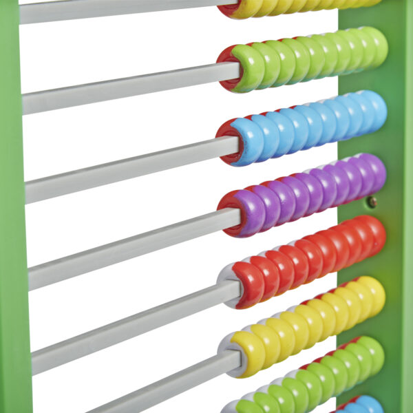 Learning Resources Double-Sided Abacus, Colour-Changing Abacus and Rekenrek for Early Math Skill, Counting, Addition, and Subtraction Tool for Kids, Durable Plastic Frame, Ages 3+