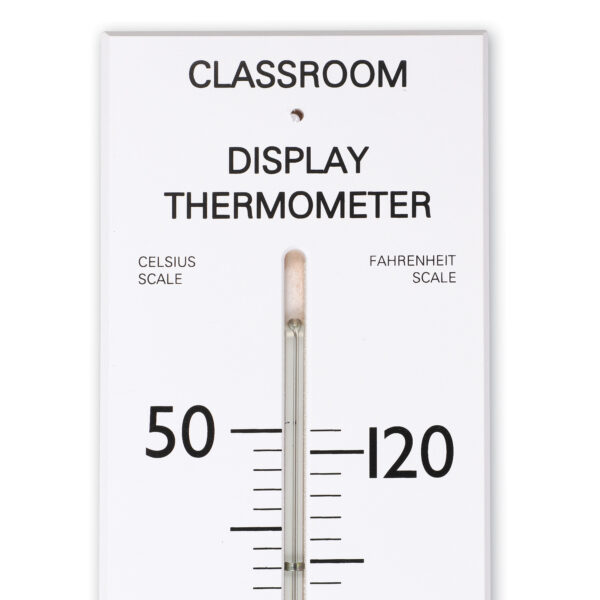 Learning Resources Giant Classroom Thermometer, 76cm Wall-Mountable Indoor/Outdoor Thermometer with Celsius & Fahrenheit Scales, Durable, Break-Resistant Design, For Kids Ages 6+
