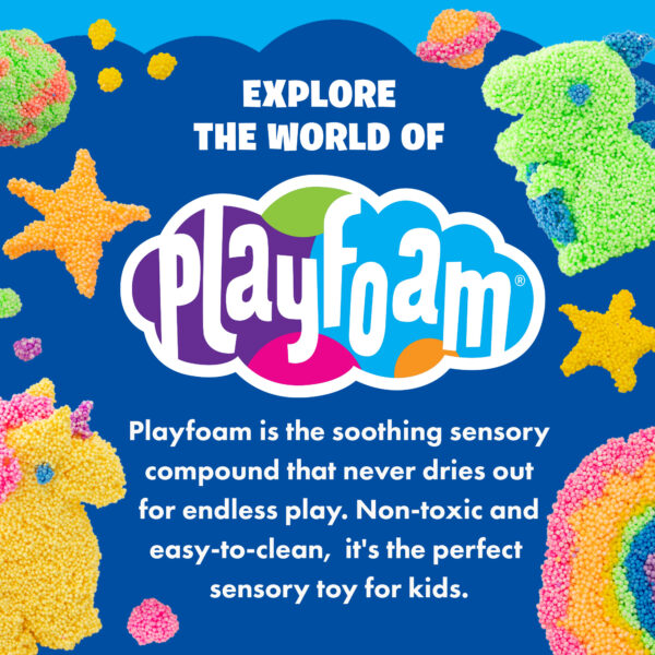 Learning Resources Playfoam Sand Magic Reveal, Sensory Play Sand Set with 4 Colours, 11 Tools & Design Station, Creative & Fine Motor Fun for Kids, Never Dries Out, Ages 3+