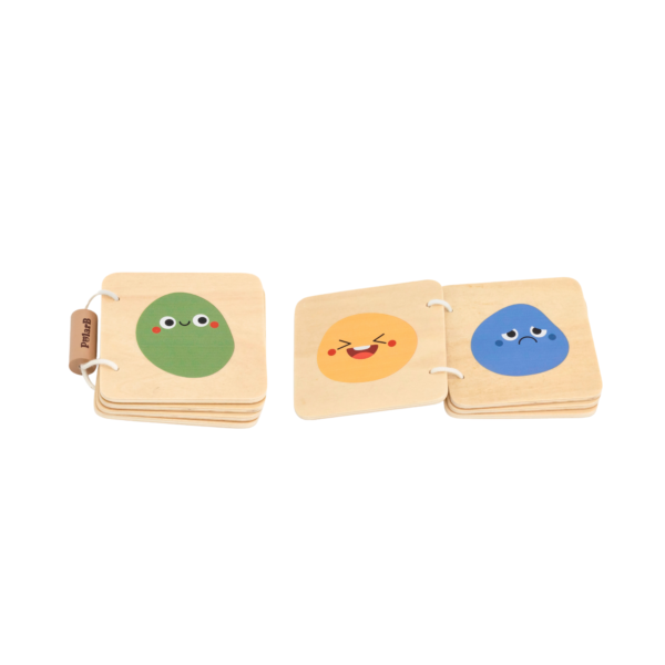 PolarB Grow-with-Me Free Spirits Educational Toy Set for Toddlers, Sensory, Motor Skills, Memory, Emotions, and Creative Play Activities, Eco-Friendly Wooden Toys for Ages 3 and Up