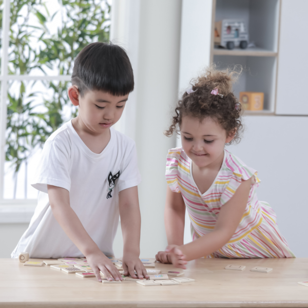 Viga Learning Shapes, 35 Piece Mix & Match Puzzle, Montessori Wooden Toy, Develops Sensory, Cognitive & Fine Motor Skills, Non-Toxic & Eco-friendly Kids Educational Toy, for Boys & Girls 3Y+