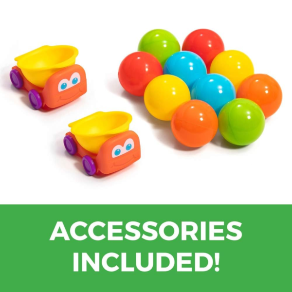 Step2 Ball Buddies Double Drop HQ, Indoor and Outdoor Sensory Play Table, Activity Toy with 12 Piece Accessories Including Balls, STEM Toy and Activity Centre, Suitable for Boys and Girls Aged 1+