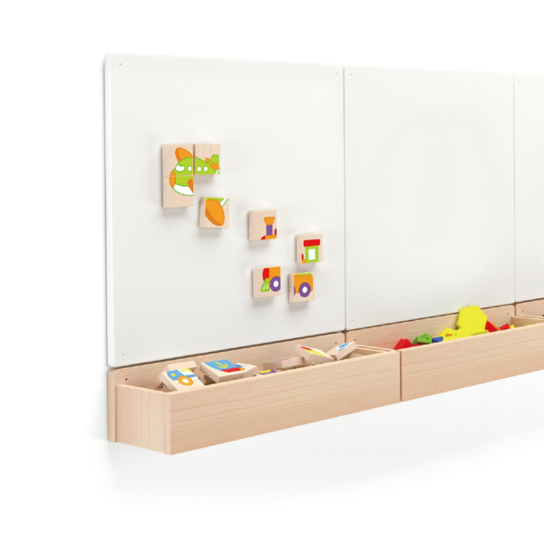 Viga Transportation, 32 Piece Magnetic Block Puzzle, Montessori Wooden Toy, Develops Sensory, Cognitive & Fine Motor Skills, Non-Toxic & Eco-friendly Kids Educational Toy, Suitable for Children 18M+