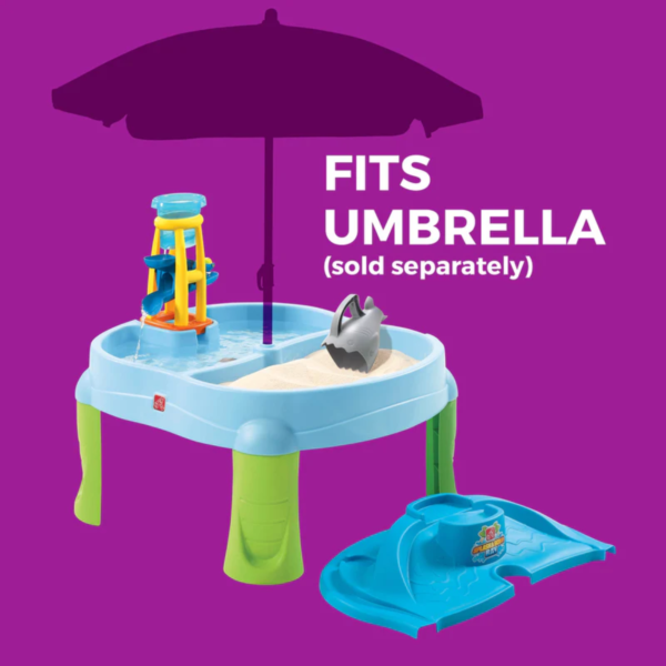 Step2 Splash N Scoop Bay, Indoor and Outdoor Sand and Water Table, Sensory Playset, Activity Toy with5 Piece Accessories, STEM Toy and Activity Centre, Suitable for Kids both Boys and Girls Aged 2+