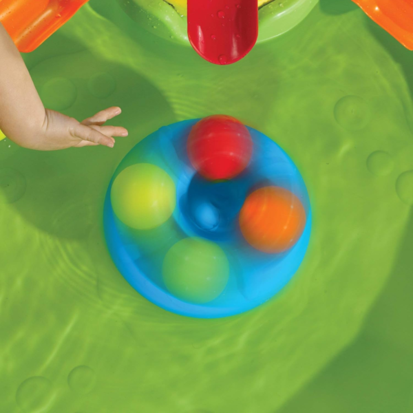 Step2 Busy Ball Play Table, Indoor and Outdoor Sensory Playset, Activity Toy with 13 Piece Accessories Including Balls, STEM Toy and Activity Centre, Suitable for Kids both Boys and Girls Aged 1+