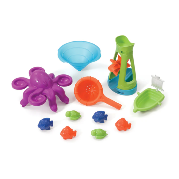 Step2 Wild Whirlpool Water Table, Indoor and Outdoor Toy Water Table with 10 Piece Accessories Include Boat and Sea Creatures, STEM Toy and Activity Centre, Suitable for Boys and Girls Aged 1+