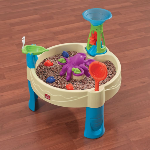 Step2 Wild Whirlpool Water Table, Indoor and Outdoor Toy Water Table with 10 Piece Accessories Include Boat and Sea Creatures, STEM Toy and Activity Centre, Suitable for Boys and Girls Aged 1+