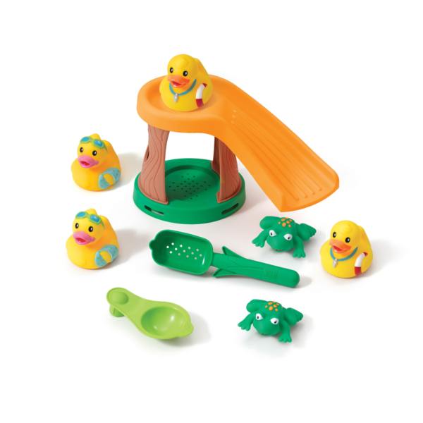 Step2 Duck Pond Water Table, Indoor and Outdoor Toy Water Table with 6 Piece Accessories Include Ducks and Frog, STEM Toy and Activity Centre, Suitable for Kids both Boys and Girls Aged 1.5+