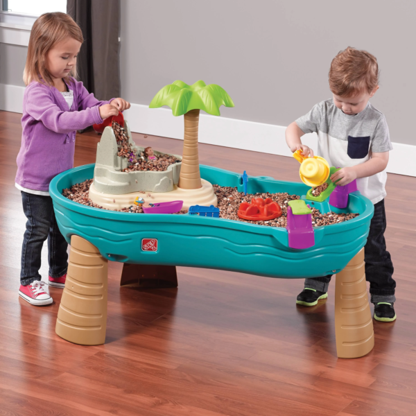 Step2 Splish Splash Seas Water Table, Indoor and Outdoor Water Table, Activity Toy with 10 Piece Accessories Include Pirates, STEM Toy and Activity Centre, Suitable for Children Aged 1.5+