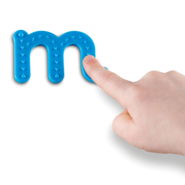 Learning Resources Tactile Letters, Sensory Input for Letter Recognition & Formation, Durable Plastic, Multilingual Activity Guide, Ages 4+